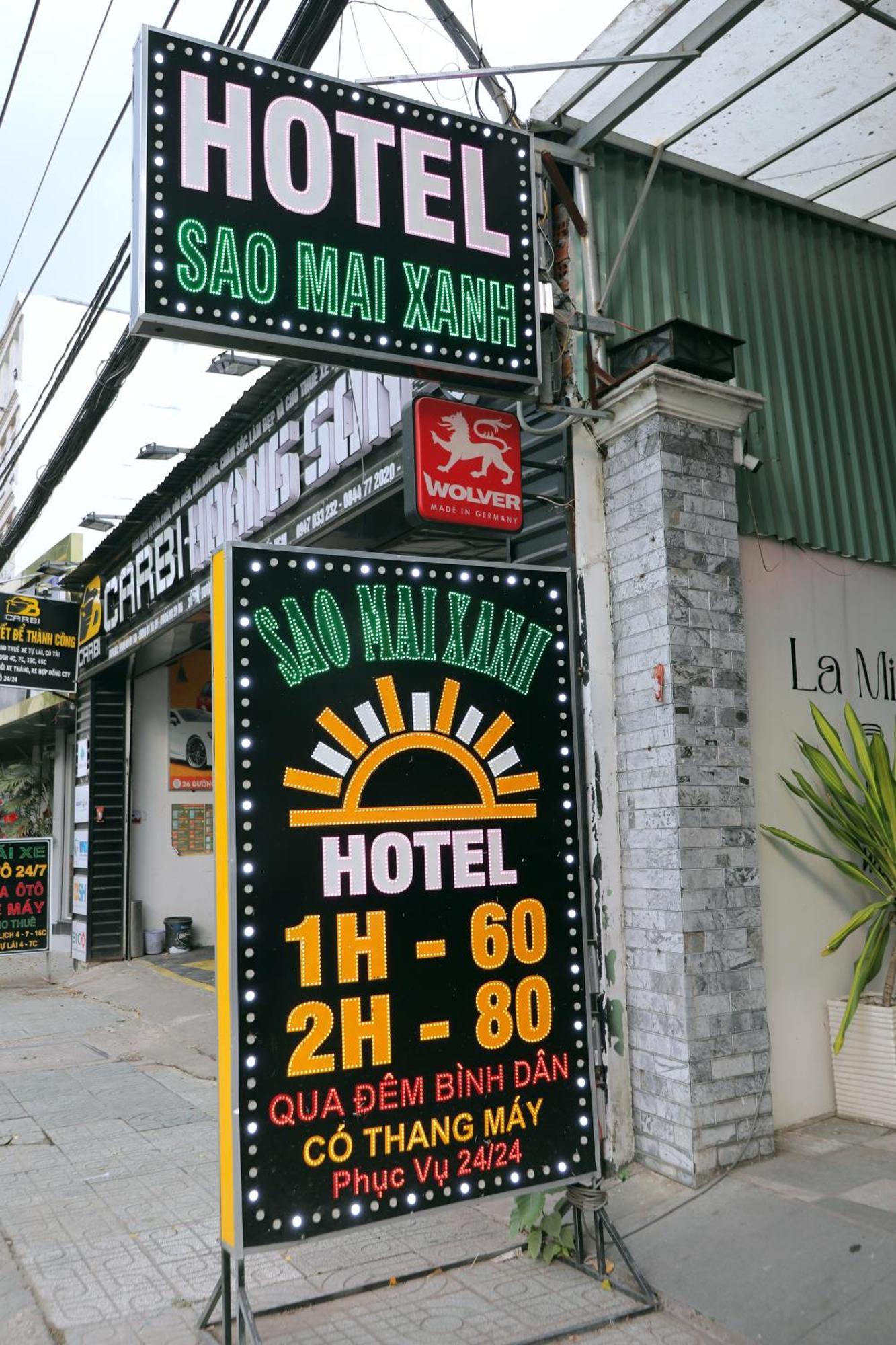 Khach San Sao Mai Xanh - Sao Mai Xanh Hotel Ho-Chi-Minh-Stadt Exterior foto